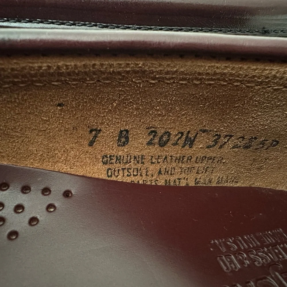 G.H. Bass & Co. Women's Brown Leather Kiltie Loafers